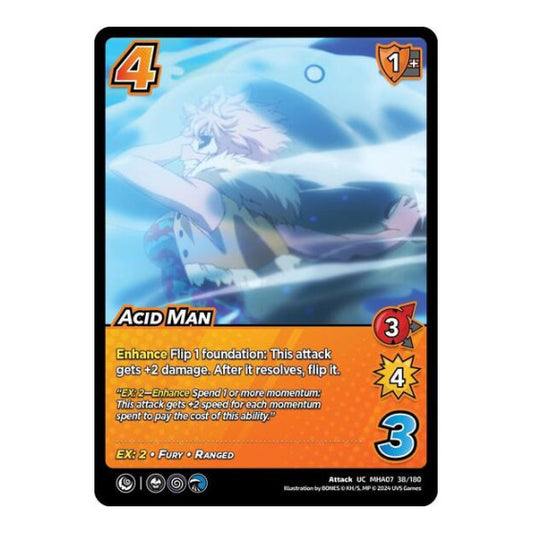 Acid Man (MHA7) #38/180 Uncommon (Lightly Played) UniVersus: My Hero Academia: Girl Power UniVersus: 2024