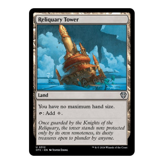 Reliquary Tower (OTC) #312 Uncommon (Lightly Played) Commander: Outlaws of Thunder Junction Magic: The Gathering: 2024
