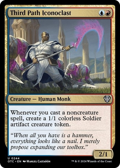 Third Path Iconoclast (OTC) #244 Uncommon (Lightly Played) Commander: Outlaws of Thunder Junction Magic: The Gathering: 2024