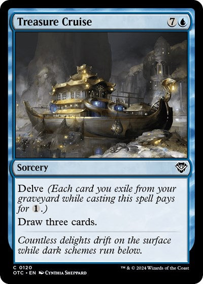 Treasure Cruise (OTC) #120 Common (Lightly Played) Commander: Outlaws of Thunder Junction Magic: 2024