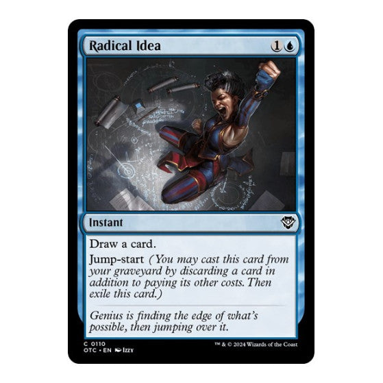 Radical Idea (OTC) #110 Common (Lightly Played) Commander: Outlaws of Thunder Junction Magic: The Gathering: 2024