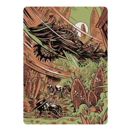Contagion Engine Art Card (ASOTJ) #50 Special (Lightly Played) Art Series: Outlaws of Thunder Junction Magic: The Gathering: 2024