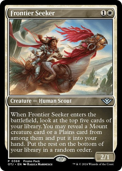 Frontier Seeker (PPOTJ) #368 P (Lightly Played) Promo Pack: Outlaws of Thunder Junction Magic: The Gathering: 2024
