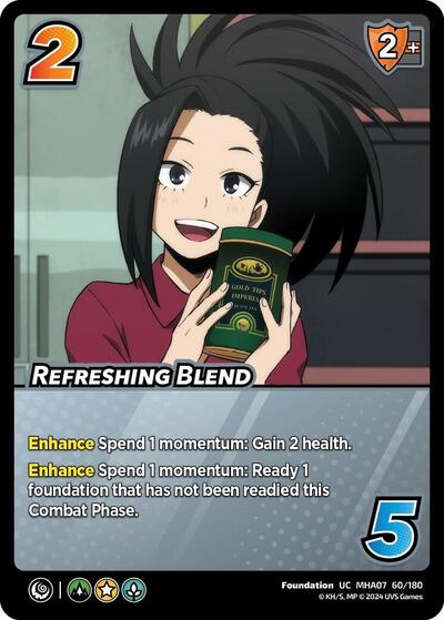 Refreshing Blend (MHA7) #60/180 Uncommon (Near Mint) UniVersus: My Hero Academia: Girl Power UniVersus: 2024