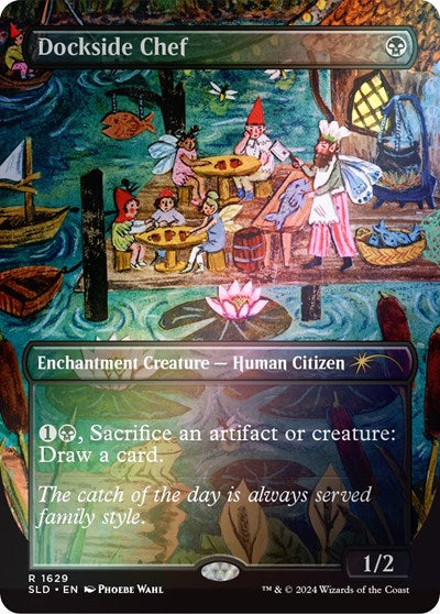 Dockside Chef Rainbow Foil (SLD) #1629★ Rare (Foil Near Mint) Secret Lair Drop Series Magic: The Gathering: 2026