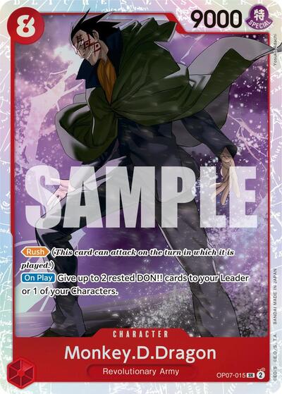MonkeyDDragon 015 (OP07) #OP07-015 Secret Rare (Foil Near Mint) 500 Years in the Future One Piece Card Game: 2024
