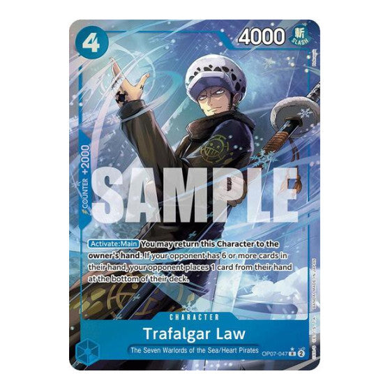 Trafalgar Law (047) (Parallel) (OP07) #OP07-047 Rare (Foil Near Mint) 500 Years in the Future One Piece Card Game: 2024