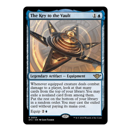 The Key to the Vault (PPOTJ) #54 Rare (Lightly Played) Promo Pack: Outlaws of Thunder Junction Magic: The Gathering: 2024