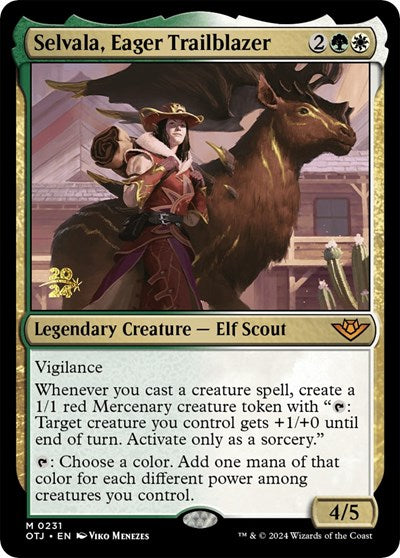 Selvala Eager Trailblazer (PRE) #231s Mythic Rare (Foil Lightly Played) Prerelease Cards Magic: The Gathering: 2026