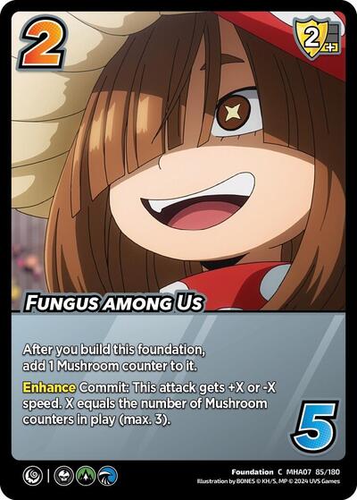 Fungus Among Us (MHA7) #85/180 Common (Near Mint) UniVersus: My Hero Academia: Girl Power UniVersus: 2024