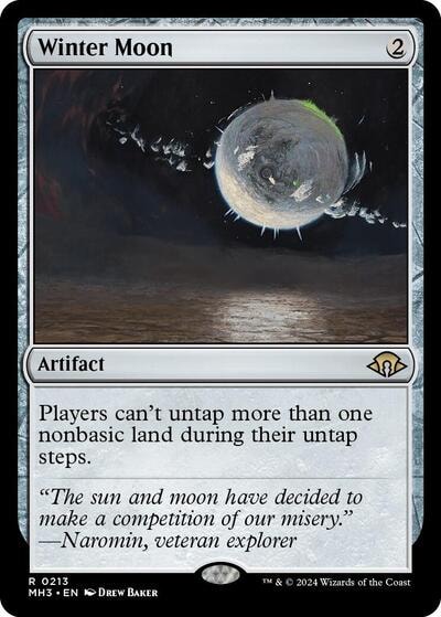Winter Moon (MH3) #213 Rare (Lightly Played) Modern Horizons 3 Magic: The Gathering: 2024