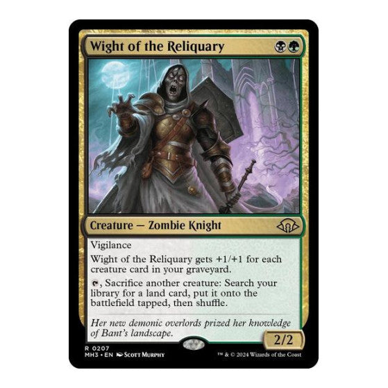 Wight of the Reliquary (MH3) #207 Rare (Lightly Played) Modern Horizons 3 Magic: The Gathering: 2024
