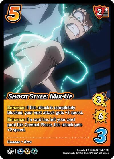 Shoot Style: Mix-Up (MHA7) #146/180 Uncommon (Lightly Played) UniVersus: My Hero Academia: Girl Power UniVersus: 2024