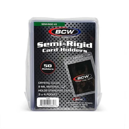BCW Semi-Rigid Card Holders