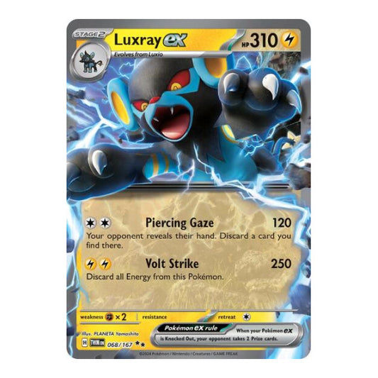Luxray ex - 068/167 (TWM) #068/167 Double Rare SV06: Twilight Masquerade Pokemon: 2024