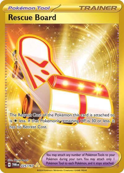 Rescue Board (TWM) #225/167 Hyper Rare (Holofoil Near Mint) SV06: Twilight Masquerade Pokemon: 2024