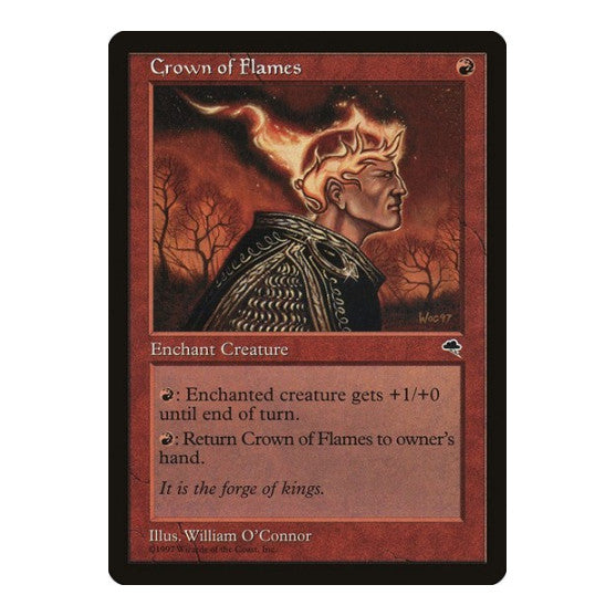 Crown of Flames (TMP) #169 Common (Lightly Played) Tempest Magic: The Gathering: 1997