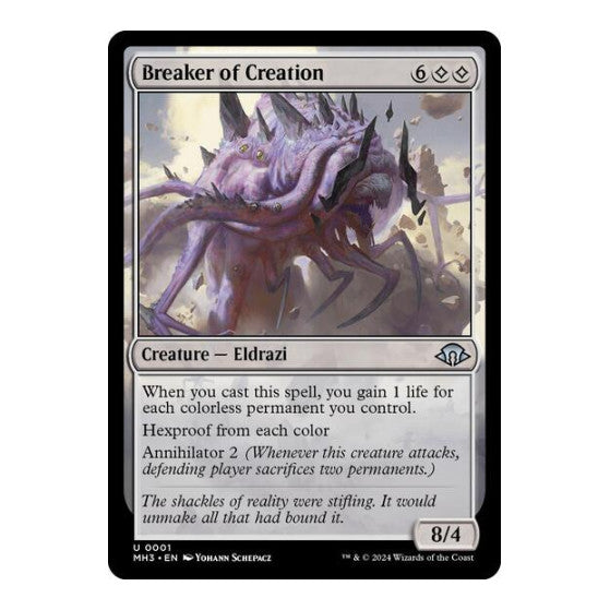 Breaker of Creation (MH3) #1 Uncommon (Lightly Played) Modern Horizons 3 Magic: The Gathering: 2024