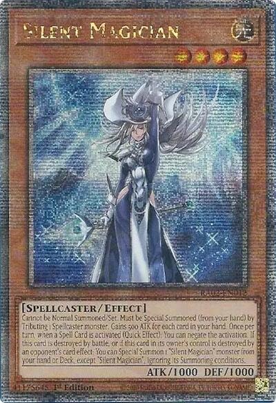 Silent Magician Quarter Century Secret Rare (RA02) #RA02-EN012 Quarter Century Secret Rare (1st Edition Near Mint) 25th Anniversary Rarity Collection II YuGiOh: 2024