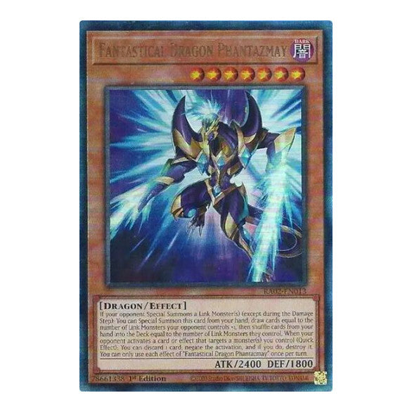 Fantastical Dragon Phantazmay (Alternate Art) (PUR) (RA02) #RA02-EN013 Prismatic Ultimate Rare (1st Edition Near Mint) 25th Anniversary Rarity Collection II YuGiOh: 2024