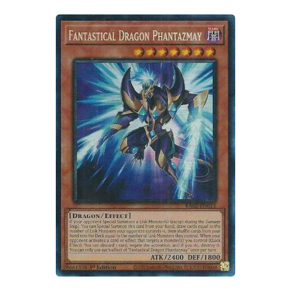 Fantastical Dragon Phantazmay (Alternate Art) (PCR) (RA02) #RA02-EN013 Prismatic Collector's Rare (1st Edition Near Mint) 25th Anniversary Rarity Collection II YuGiOh: 2024