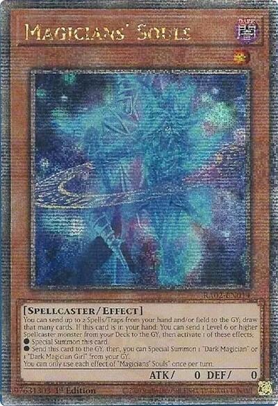 Magicians Souls Quarter Century Secret Rare (RA02) #RA02-EN014 Quarter Century Secret Rare (1st Edition Near Mint) 25th Anniversary Rarity Collection II YuGiOh: 2024