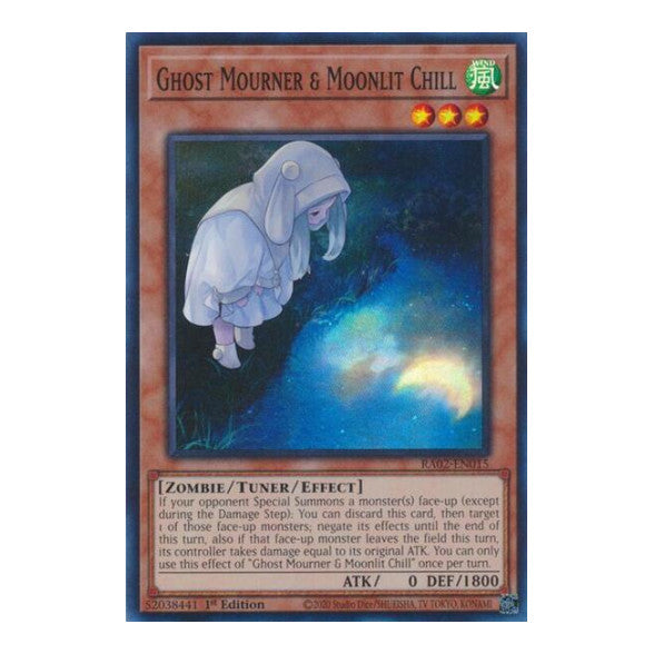 Ghost Mourner Moonlit Chill Alternate Art (RA02) #RA02-EN015 Super Rare (1st Edition Near Mint) 25th Anniversary Rarity Collection II YuGiOh: 2024