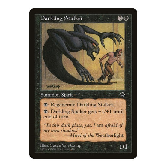 Darkling Stalker (TMP) #119 Common (Lightly Played) Tempest Magic: The Gathering: 1997