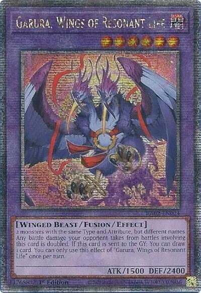 Garura Wings of Resonant Life Quarter Century Secret Rare (RA02) #RA02-EN024 Quarter Century Secret Rare (1st Edition Near Mint) 25th Anniversary Rarity Collection II YuGiOh: 2024