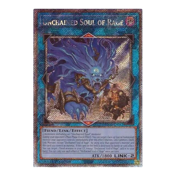 Unchained Soul of Rage (Platinum Secret Rare) (RA02) #RA02-EN041 Platinum Secret Rare (1st Edition Near Mint) 25th Anniversary Rarity Collection II YuGiOh: 2024