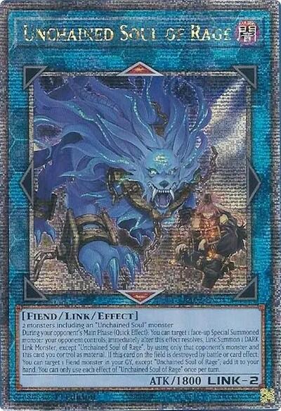 Unchained Soul of Rage Quarter Century Secret Rare (RA02) #RA02-EN041 Quarter Century Secret Rare (1st Edition Near Mint) 25th Anniversary Rarity Collection II YuGiOh: 2024