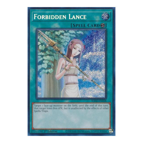 Forbidden Lance (Secret Rare) (RA02) #RA02-EN058 Secret Rare (1st Edition Near Mint) 25th Anniversary Rarity Collection II YuGiOh: 2024