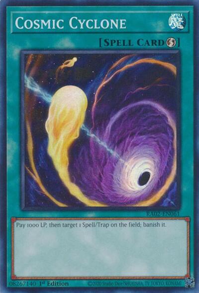 Cosmic Cyclone (RA02) #RA02-EN061 Super Rare (1st Edition Near Mint) 25th Anniversary Rarity Collection II YuGiOh: 2024