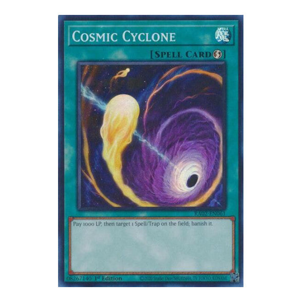 Cosmic Cyclone (RA02) #RA02-EN061 Super Rare (1st Edition Near Mint) 25th Anniversary Rarity Collection II YuGiOh: 2024