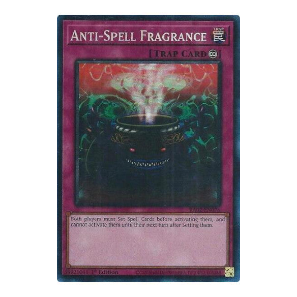 Anti-Spell Fragrance (PCR) (RA02) #RA02-EN076 Prismatic Collector's Rare (1st Edition Near Mint) 25th Anniversary Rarity Collection II YuGiOh: 2024
