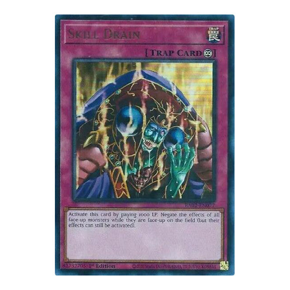 Skill Drain (UR) (RA02) #RA02-EN077 Ultra Rare (1st Edition Near Mint) 25th Anniversary Rarity Collection II YuGiOh: 2024