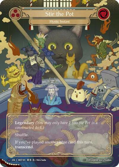 Stir the Pot Inner Chi Marvel (MST) #MST101 Marvel (Cold Foil Near Mint) Part the Mistveil Flesh and Blood TCG: 2024