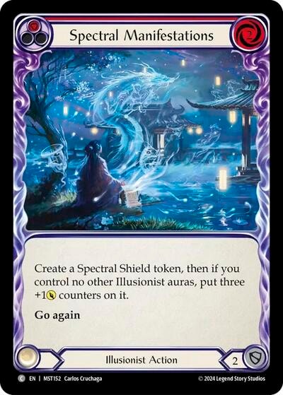 Spectral Manifestations Red (MST) #MST152 Common (Lightly Played) Part the Mistveil Flesh and Blood TCG: 2024