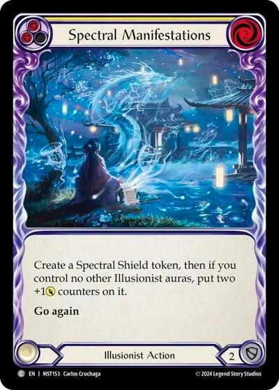 Spectral Manifestations Yellow (MST) #MST153 Common (Lightly Played) Part the Mistveil Flesh and Blood TCG: 2024