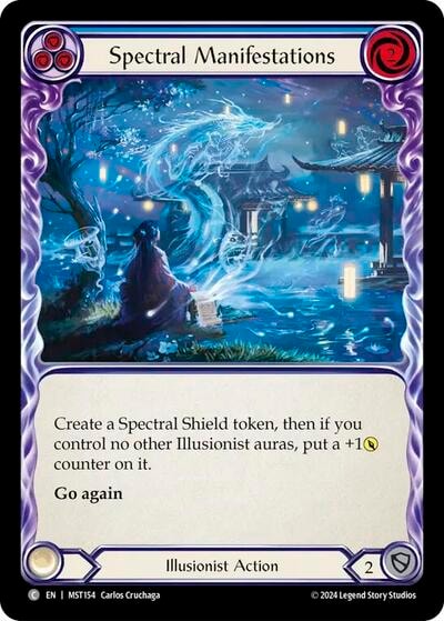 Spectral Manifestations Blue (MST) #MST154 Common (Lightly Played) Part the Mistveil Flesh and Blood TCG: 2024