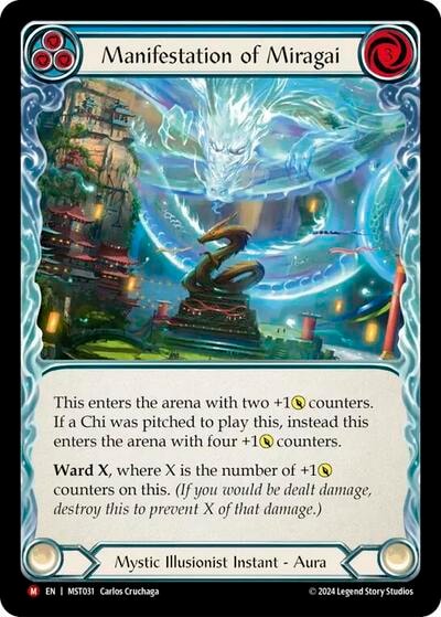 Manifestation of Miragai (MST) #MST031 Majestic (Lightly Played) Part the Mistveil Flesh and Blood TCG: 2024
