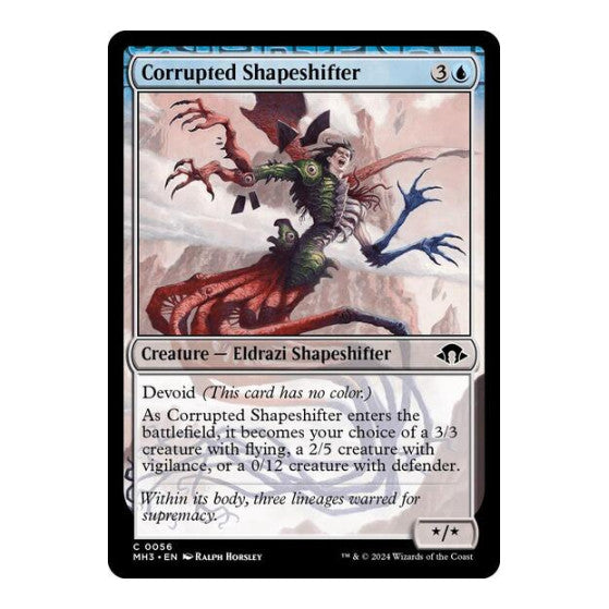 Corrupted Shapeshifter (MH3) #56 Common Modern Horizons 3 Magic: The Gathering: 2024