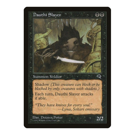 Dauthi Slayer (TMP) #126 Common (Lightly Played) Tempest Magic: The Gathering: 1997