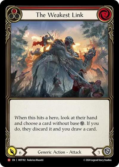 The Weakest Link (MST) #MST192 Majestic (Near Mint) Part the Mistveil Flesh and Blood TCG: 2024