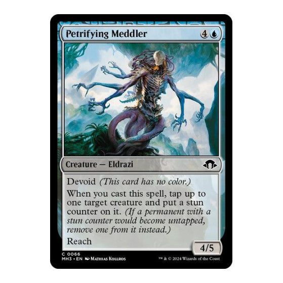 Petrifying Meddler (MH3) #66 Common (Lightly Played) Modern Horizons 3 Magic: The Gathering: 2024