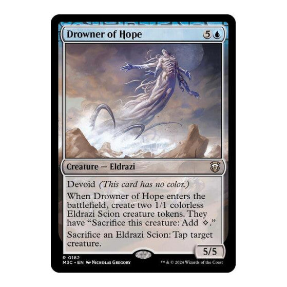 Drowner of Hope (M3C) #182 Rare (Lightly Played) Commander: Modern Horizons 3 Magic: The Gathering: 2024