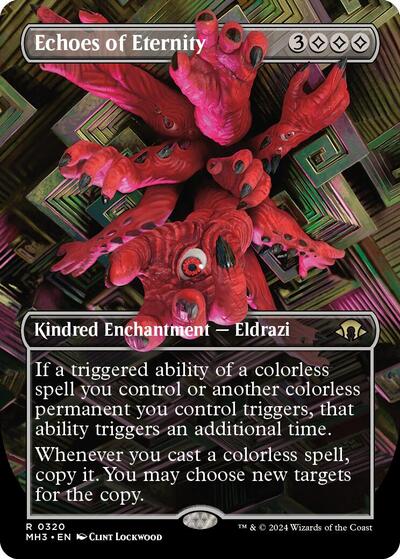 Echoes of Eternity Borderless (MH3) #320 Rare (Lightly Played) Modern Horizons 3 Magic: The Gathering: 2024