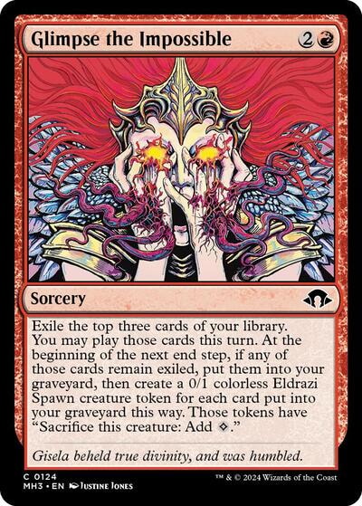 Glimpse the Impossible (MH3) #124 Common Modern Horizons 3 Magic: The Gathering: 2024