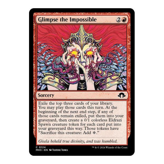 Glimpse the Impossible (MH3) #124 Common Modern Horizons 3 Magic: The Gathering: 2024