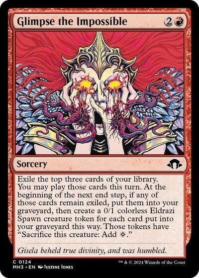 Glimpse the Impossible (MH3) #124 Common (Near Mint) Modern Horizons 3 Magic: The Gathering: 2024